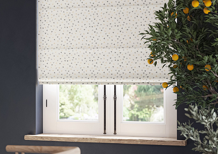 Confetti, Trent Gravel - Twist&Fit Roman Blind - Image 5